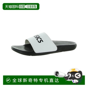 黑色 自營 美國 白色 人造皮革一腳蹬泳池拖鞋 asicsAS003 女式