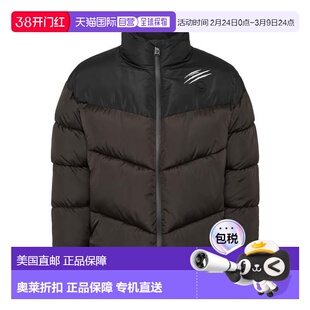 自营plein sportPuffer Jacket - black 美国奥莱直发