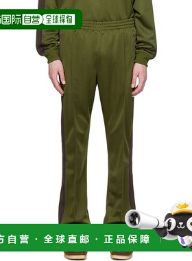 1h可退 香港直邮潮奢 Needles 男士 绿色 Narrow 运动裤 OT229