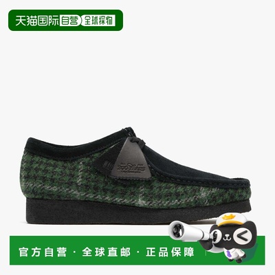 日本直邮Clarks Wallabee / 男士 Wallabee（绿色花呢组合）
