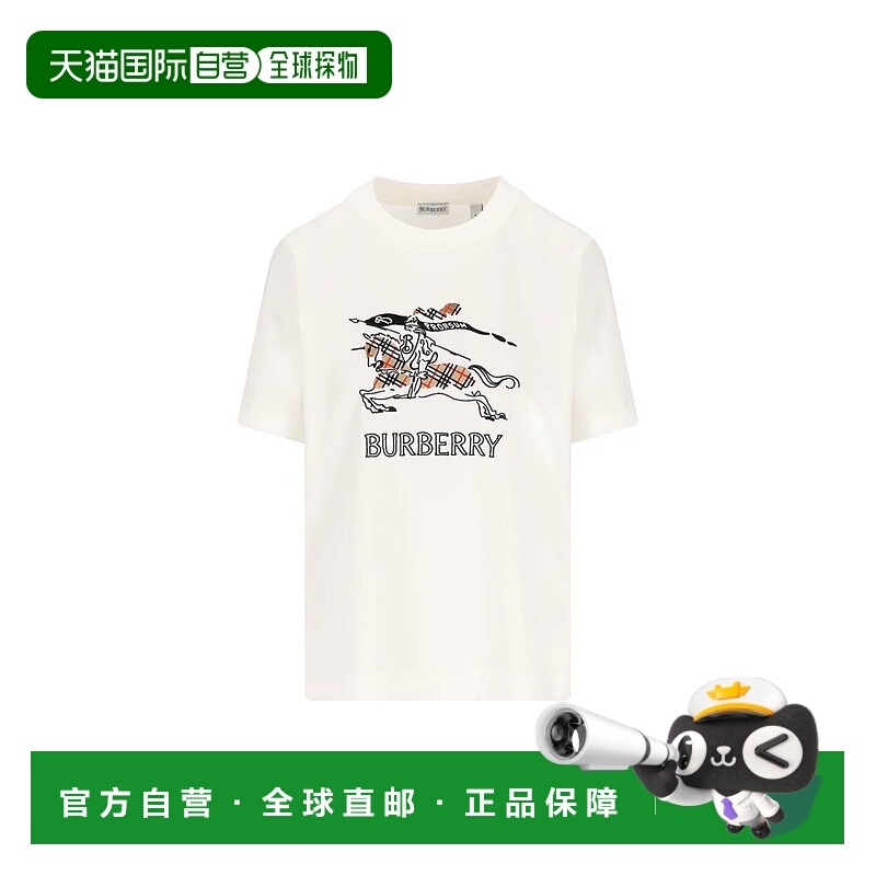 1h可退 香港直邮BURBERRY 女士T恤 8121038B8764P26 SS2026 灰色