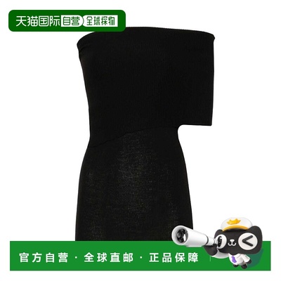 香港直邮RICK OWENS 女士T恤 RP02E4625RIBM09 AW2025 黑色