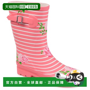 自营 journee collectionJournee 女士 Seattle 雨靴 - 粉色 美国