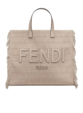 Fendi 徽标流苏手提包 7VA591AP1N