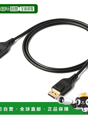 【日本直邮】Sanwa山业 DisplayPort 电缆 1m 黑色 500-KC025-10