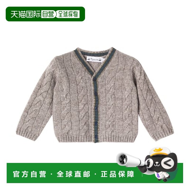 1h可退 香港直邮Bonpoint 婴儿 Giorginoli 羊毛牦牛针织开衫童装