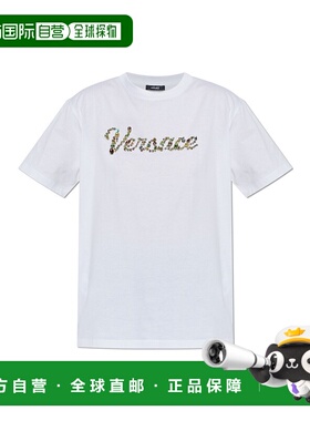 香港直邮VERSACE 女士T恤 10232111A172242W070 SS2026 白色