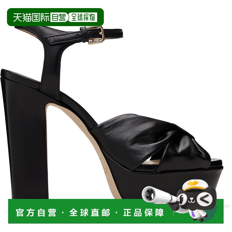 1h可退 香港直邮潮奢 Jimmy Choo 周仰杰 女士 黑色 Heloise 120
