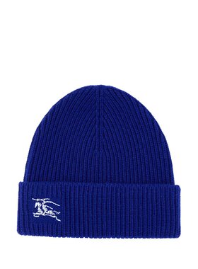 BURBERRY 女士帽子 8078810B7324 AW2023 深蓝色 CUFFIA