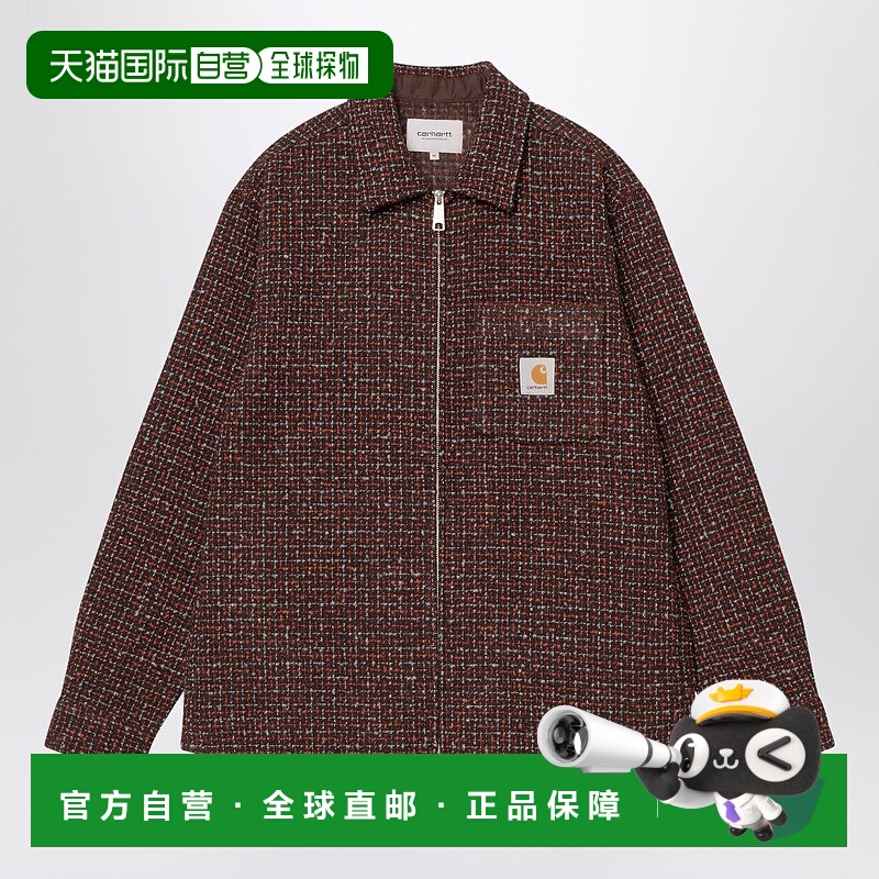 1h可退 香港直邮潮奢 CARHARTT WIP 男士 Bellamy Check/Deep Nig