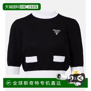 华尔夫针织短款 1h可退 女士 香港直邮Prada 棉质毛衣 普拉达