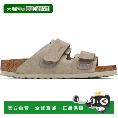 1h可退 香港直邮潮奢 birkenstock 勃肯 女士 灰褐色 Narrow Uji