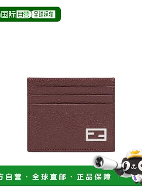 香港直邮FENDI 男士钱包 7M0164AJF6F1HRV AW2024 红色 Baguette