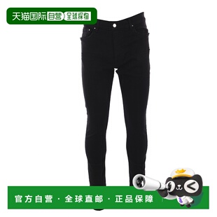 1h可退 香港直邮AMIRI 男士 腰带环牛仔裤 PXMD002BLAC black黑色