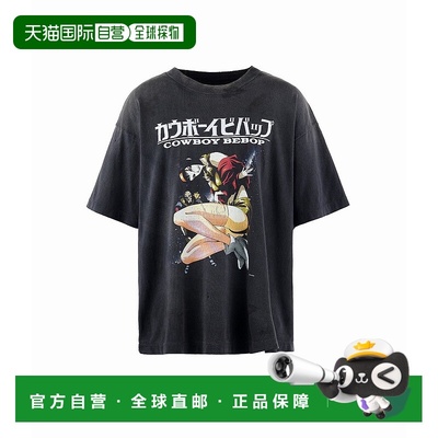 1h可退 日本直邮SAINT Mxxxxxx 男士卡通印花复古T恤 SMHR80000C0