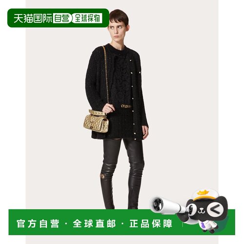 1h可退 香港直邮VALENTINO 女士连衣裙 2B3KD09M7NS0NO SS2023 黑