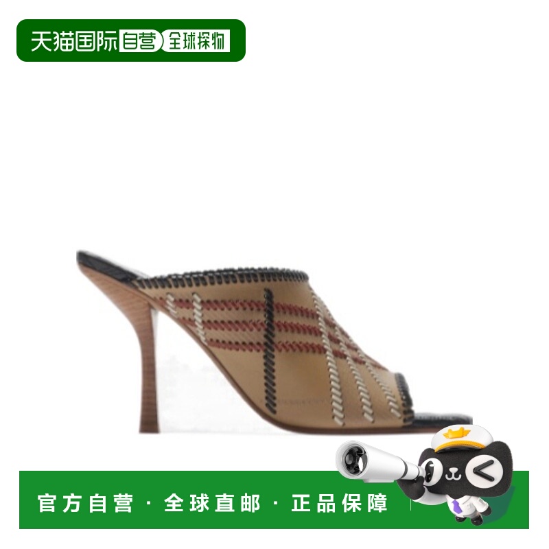 1h可退 香港直邮BURBERRY 女士凉鞋 81091861 AW2025 棕色 Cabana