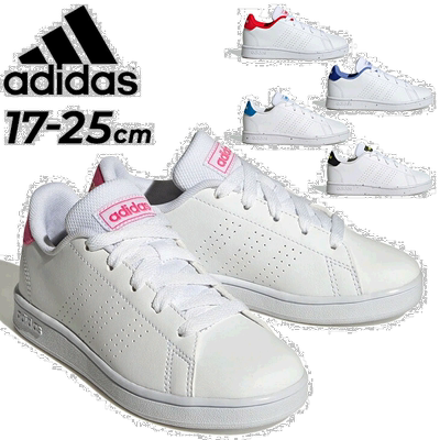 日本直邮adidas ADVANCOURT K 17-25.0cm 低帮外套鞋儿童运动装LK