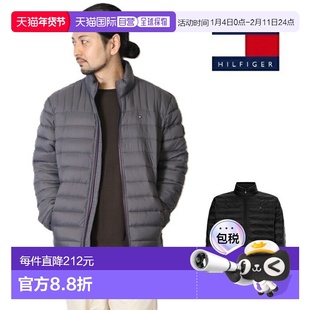 Tommy Hilfiger 男士连帽羽绒服 (150AN796)尼龙材质饰有