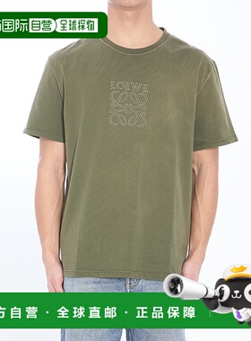 香港直邮LOEWE 男士T恤 H526Y22XBN4160 CO 绿色 短袖T恤
