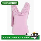 香港直邮潮奢 magda butrym 1h可退 女士 垂褶铜氨纤维混纺针织连