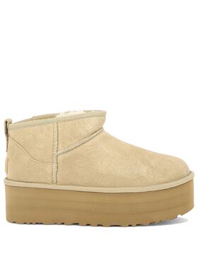 UGG 女士靴子 1135092SAN 浅棕色 圆头短筒靴