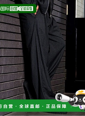 1h可退 日本直邮CavariA 男女同款 宽松锥形西装裤 条纹设计 CATN