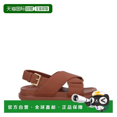 香港直邮Marni 玛尼 女士 凉鞋 brown棕色 舒适时尚