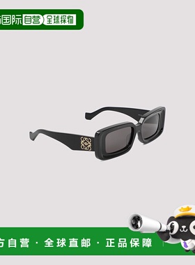 香港直邮LOEWE 女士太阳镜 LW40101I4601A AW2024 黑色 Loewe Rec