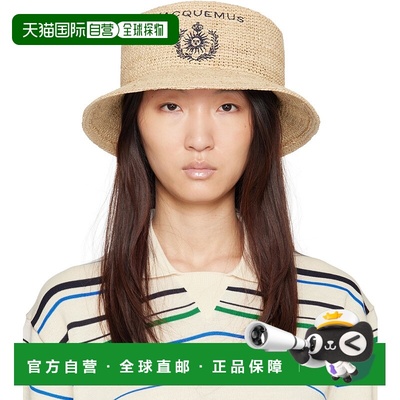 1h可退 香港直邮潮奢 Jacquemus 女士 米色 Le Bob Pesco 沙滩帽