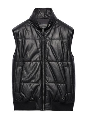 PRADA 男士夹克 UPT128FLYF0002 SS2025 黑色 无袖马甲