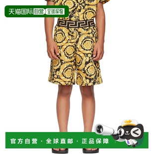 范思哲 女童 黑色 1h可退 金色 versace Barocco 香港直邮潮奢