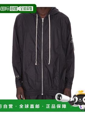 香港直邮RICK OWENS 男士卫衣 CM01E1661CHNY09 SS2025 黑色外套