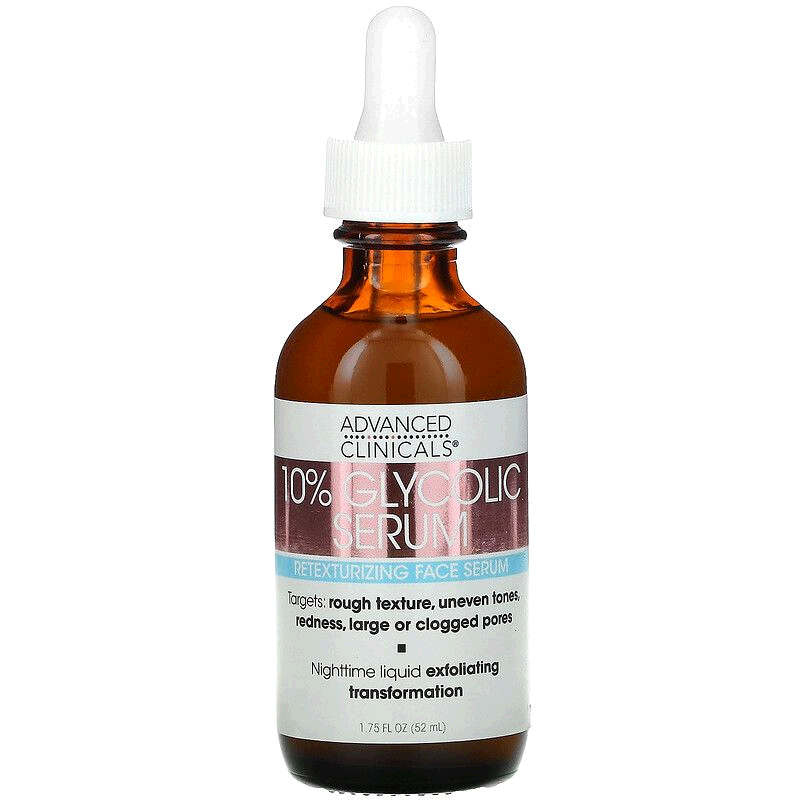 香港直邮Advanced Clinicals乙醇酸精华丰润保湿52ml修护水正品