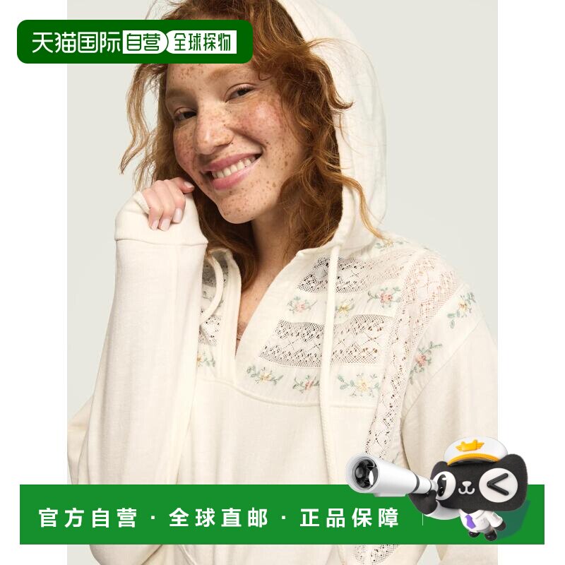 自营lucky brand 女士 蕾丝衫/雪纺衫 卫衣 美国奥莱直发