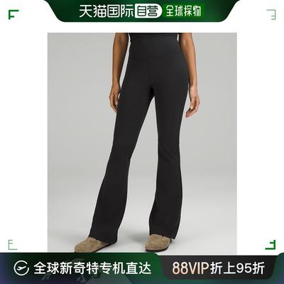 日潮跑腿Lululemon露露乐蒙 女款高腰喇叭裤长裤 黑色 20 prod982