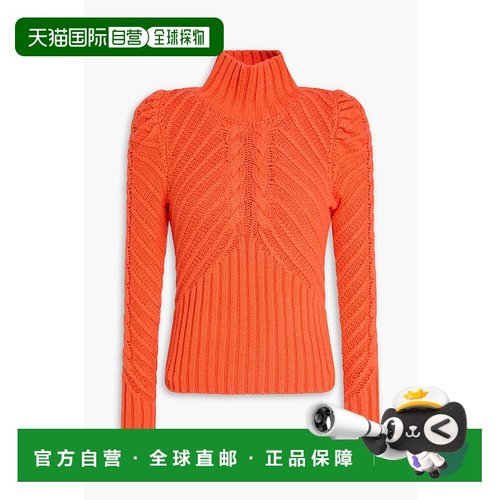 1h可退 香港直邮ZIMMERMANN 女士 粗线针织羊毛混纺高领毛衣 9026