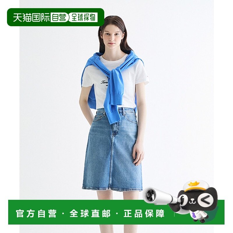 韩国直邮TOMMY HILFIGER 女士半身裙T22E1NSC070WT11A8a字裙中裙