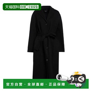 1h可退 香港直邮潮奢 THEORY 希尔瑞 女士 大衣 black黑色 舒适时