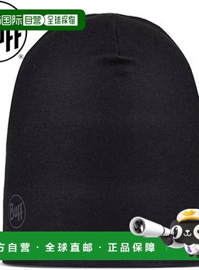 日本直邮BUFF Ecostretch 针织帽纯黑色采用再生材料制成防紫外线
