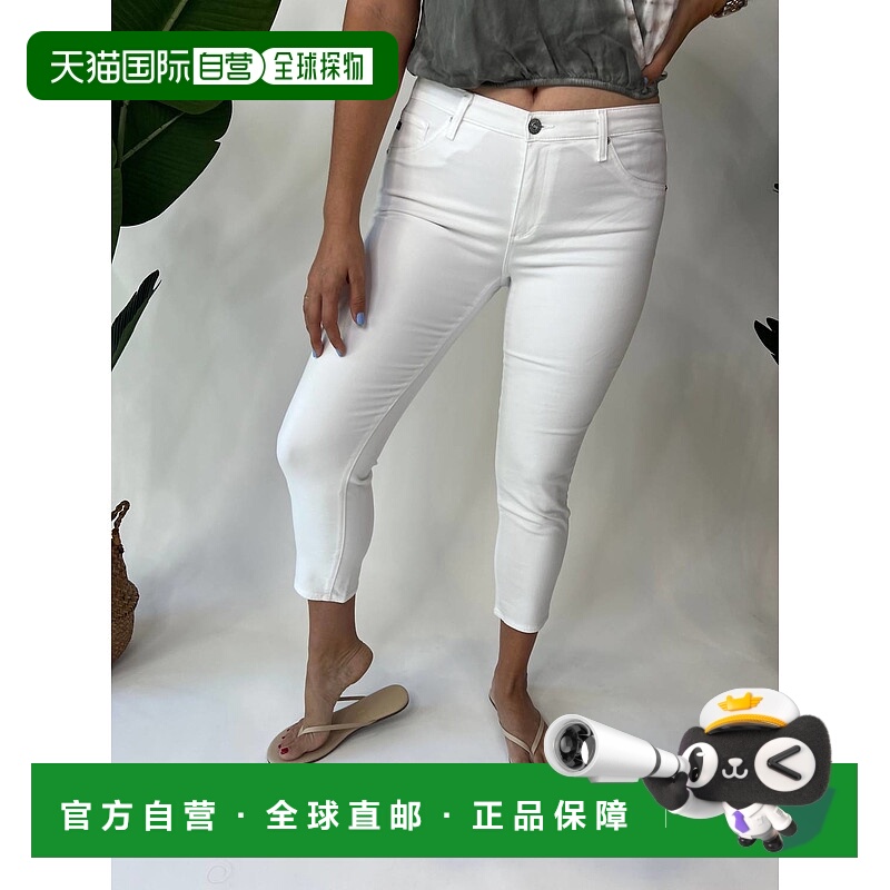 自营 ag jeansPrima Crop 白色 - 白色 美国奥莱直发牛仔牛仔裤