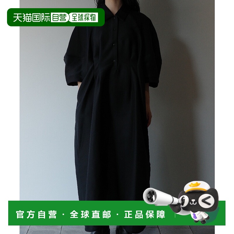 1h可退 日本直邮CLANE 女装 立体剪裁袖连衣裙 406010202