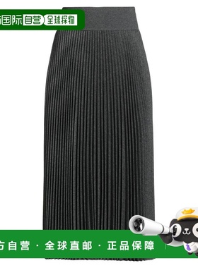 香港直邮THEORY 希尔瑞 女士 中长半身裙 grey灰色 舒适时尚