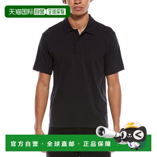 自营rag & bone Classic Slub Jersey Polo Shirt - black 美国奥