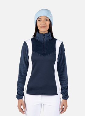 Rossignol 女士 Diretta 半拉链羊毛衫（深蓝色）RLNWL0371500L