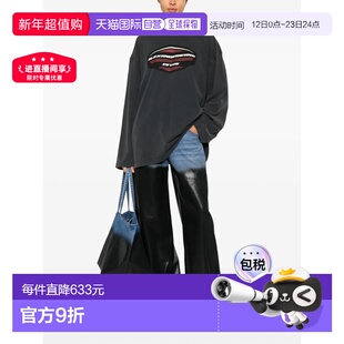 美国直邮ALEXANDER WANG - Unisex Graphic Print LS Pull Over