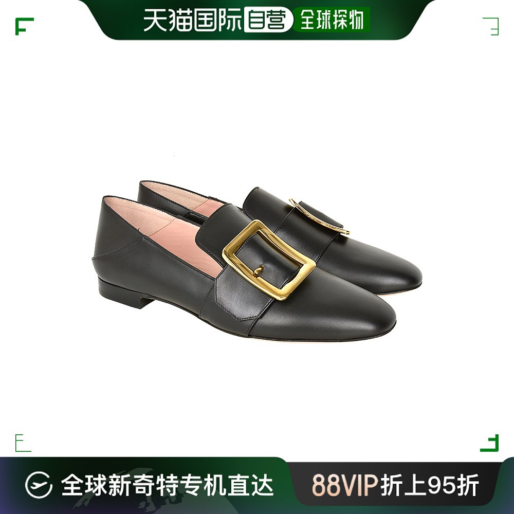 Bally 巴利 /女士时尚方扣乐福鞋皮鞋6228181CP脚蹬平底