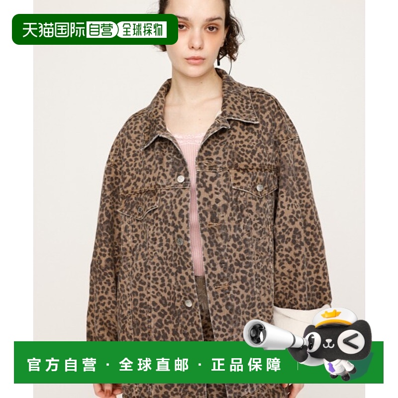 1h可退 日本直邮SLY 女装 2025AW LEOPARD 4XL 迷彩宽松牛仔外套
