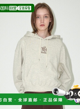 韩国直邮MAHAGRID 女士连帽衫MG2EFFM432AOM MGD SERIF LOGO CROP