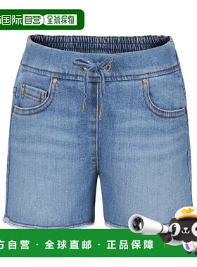 1h可退 香港直邮CHLOÉ 女童牛仔裤 C20468Z04 SS2025 蓝色 松紧腰